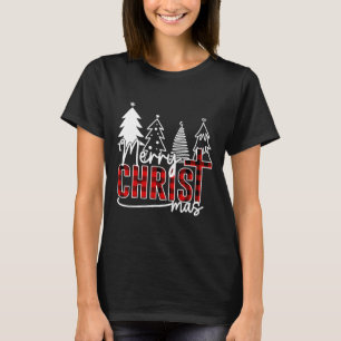 Camiseta Cristo Da feliz Mas Christian Jesus Pjs De Natal X