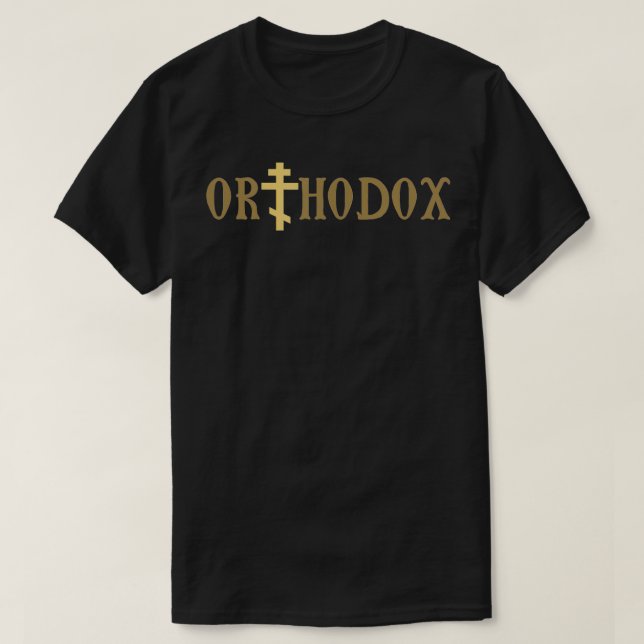 Camiseta Cristo de Jesus Crucifixo Cristão Ortodoxo (Frente do Design)