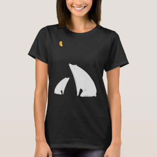Camiseta Cristo de Pop do Urso Polar da Lua do Urso mamãe