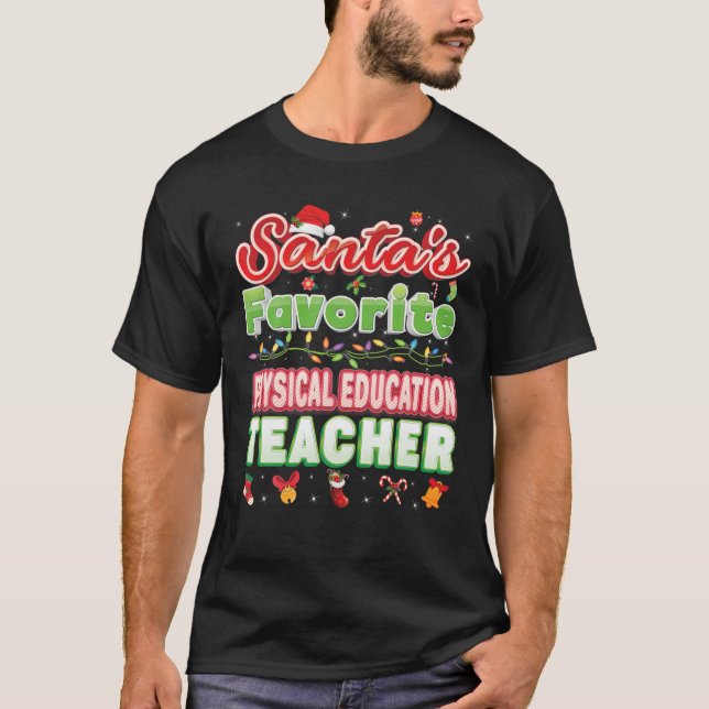Camiseta Cristo de Professores de Educação Física Favoritos (Frente)