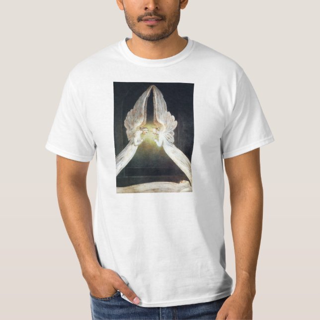 Camiseta Cristo de William Blake no t-shirt do Sepulchre (Frente)