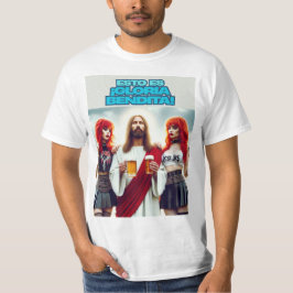 Camiseta Cristo disfrutando con amigas metaleras