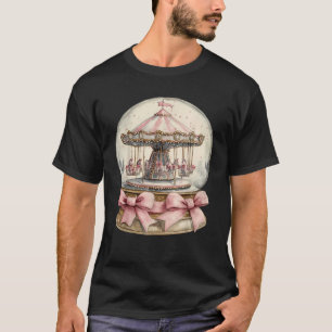 Camiseta Cristo do Arco de coquetes rosa do carrossel
