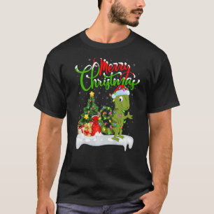 Camiseta Cristo do Cameleon Xmas Decorações Papais noeis