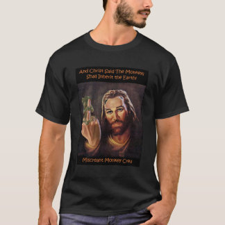 Camiseta Cristo do macaco