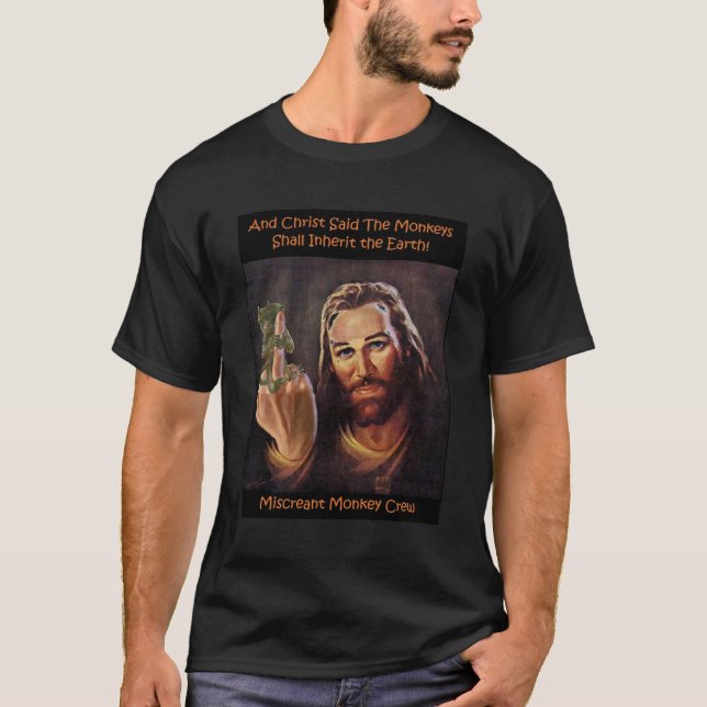 Camiseta Cristo do macaco (Frente)