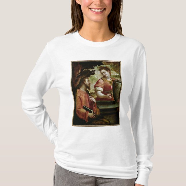 Camiseta Cristo e a mulher de Samaria, c.1575-80 (Frente)