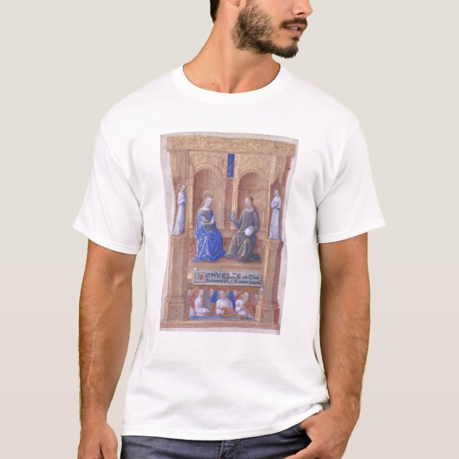 Camiseta Cristo e a Virgem Maria Enthroned (Frente)