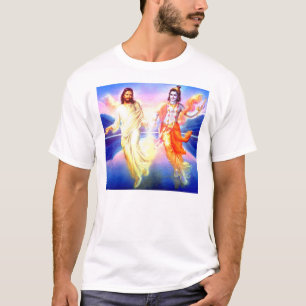 Camiseta Cristo e Krishna