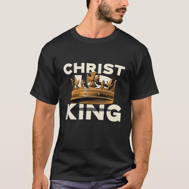 Camiseta Cristo É Rei Cristão (Frente)