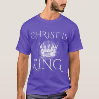 Camiseta Cristo é Rei Desenho Cristão menino