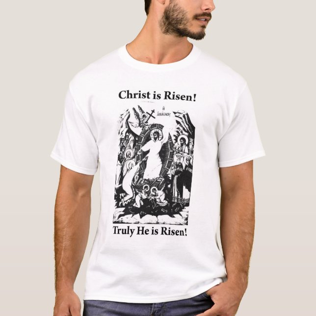 Camiseta Cristo é Risen! (Frente)