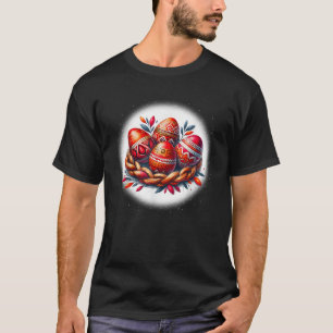 Camiseta Cristo é Risen Grécia-Rússia Oriental Pas Ortodoxa