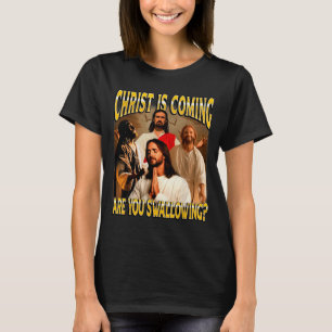 Camiseta Cristo Está Chegando Prepare Seu Coração Retro Hom