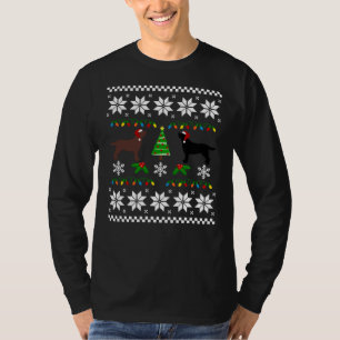 Camiseta Cristo Feliz Labrador Negro E Labrador De Chocolat