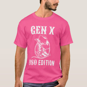Camiseta Cristo Geração X 1980 Edition Gen X Cowboy Mens