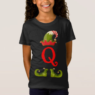 Camiseta Cristo inicial da família de união de cortes Elf M
