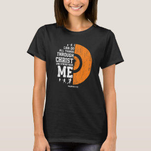 Camiseta Cristo me reforça cristão religioso Lacrose