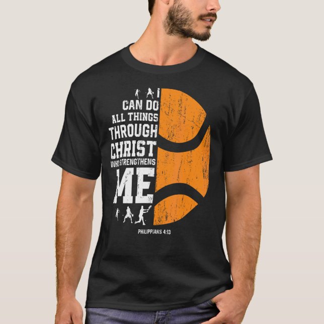Camiseta Cristo me reforça Tênis religioso cristão (Frente)