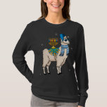 Camiseta Cristo Menorah Hanukkah Llama Cute Alpaca Chanukah<br><div class="desc">Menorah Hanukkah Llama Cute Alpaca Chanukah Natal Pajama</div>