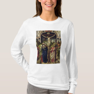 Camiseta Cristo na cruz, mulheres santamente