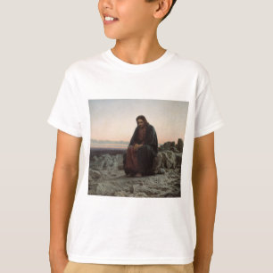 Camiseta Cristo na Natureza Selvagem (por Ivan Kramskoi)