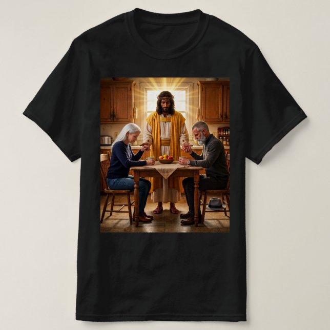 Camiseta Cristo no Centro (Frente do Design)