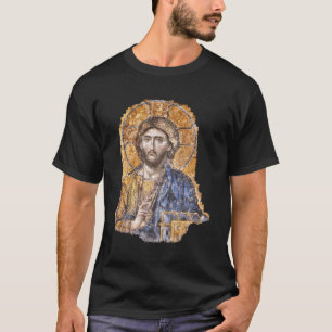 Camiseta Cristo Pantocrator Ícone Hagia Sophia Sophia Catól