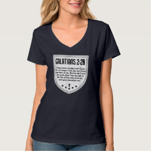 Camiseta Cristo Paul Bíblia Verse Jesus, Santo 220 Galatian