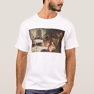 Camiseta Cristo que lava os pés dos discípulo 2