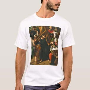 Camiseta Cristo que leva a cruz