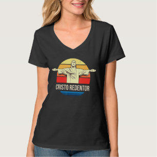 Camiseta Cristo Redentor Do Rio De Janeiro No Brasil