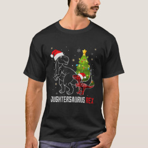Camiseta Cristo Vermelho de Xadrez Engraçado Daughtersaurus