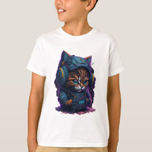 Camiseta Cristóvão Persa brincando com TNT