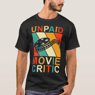 Camiseta Crítico de Cinema Sem Remuneração Filme Cinema Lon