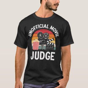 Camiseta Crítico de Filme Não Oficial Juiz de Filme Não Rem