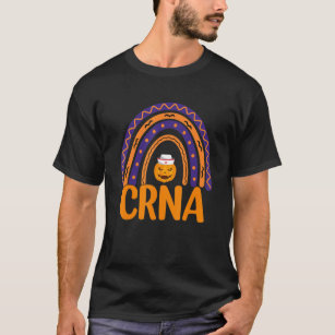 Camiseta Crna Certified Registered Nurse Anesthetist Spooky