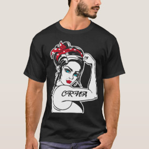 Camiseta Crna Crna Rosie, A Rapariga Do Pin-Up