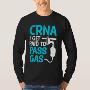 Camiseta Crna Eu Sou Paga No Anestesista De Gás