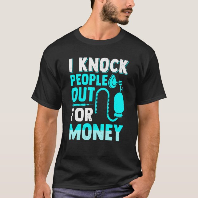 Camiseta CRNA Nurse Anesthetist  Anesthesiology (Frente)
