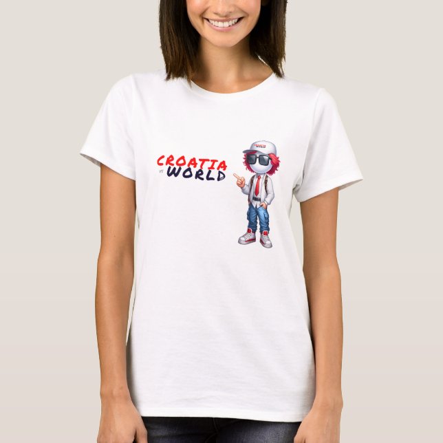 Camiseta CRO@ - Branco Básico (Frente)