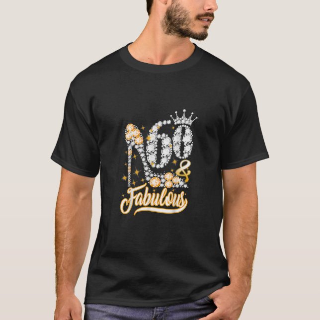 Camiseta Cro De Diamante De 60 Anos Fabuloso, 60 Anos, Aos  (Frente)