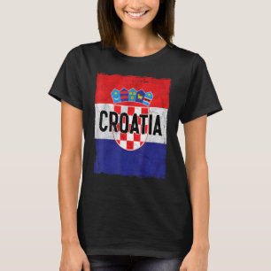 Camiseta Croácia Bandeira Raízes Croatas Hrvatske Croácia Z