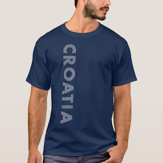 Camiseta Croácia - com amor (Frente)