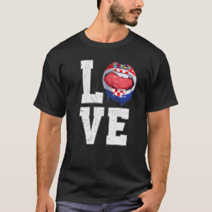 Camiseta Croácia Flag Soccer Fan Love Croata