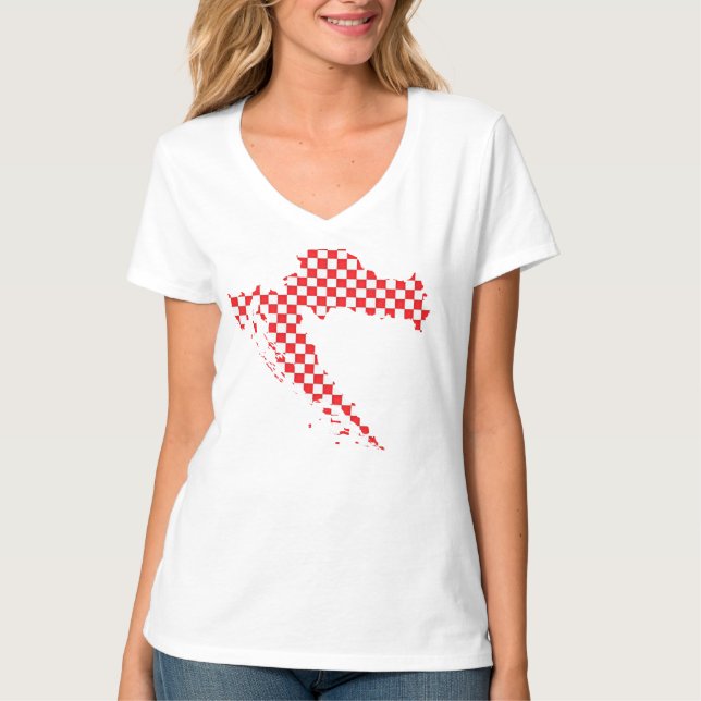 Camiseta Croatia hrvatska kroatien hrv hr adria turism sea (Frente)