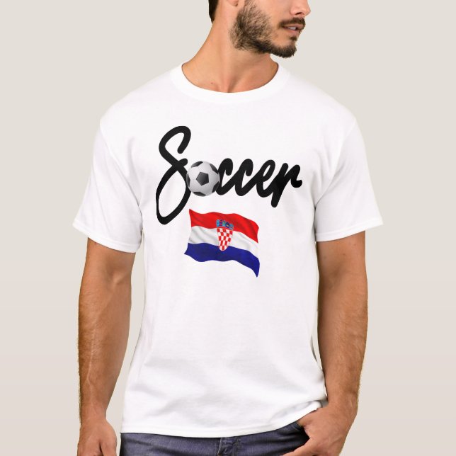 Camiseta Croatia Soccer - Croatian Flag (Frente)