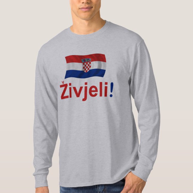 Camiseta Croatia Zivjeli! (Elogios) (Frente)