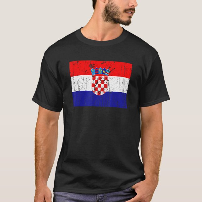 Camiseta Croatian Croatia Flag Pride Croatian Flag (Frente)