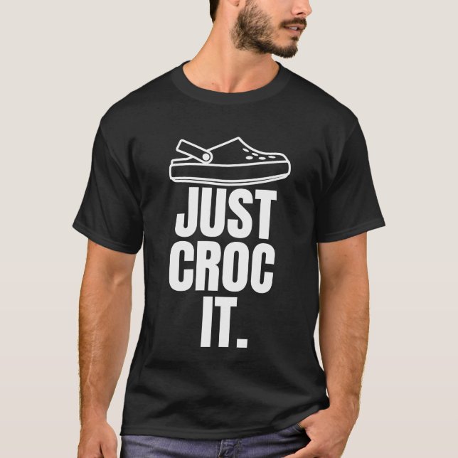 Camiseta Croc Divertido - Só Croc  (Frente)